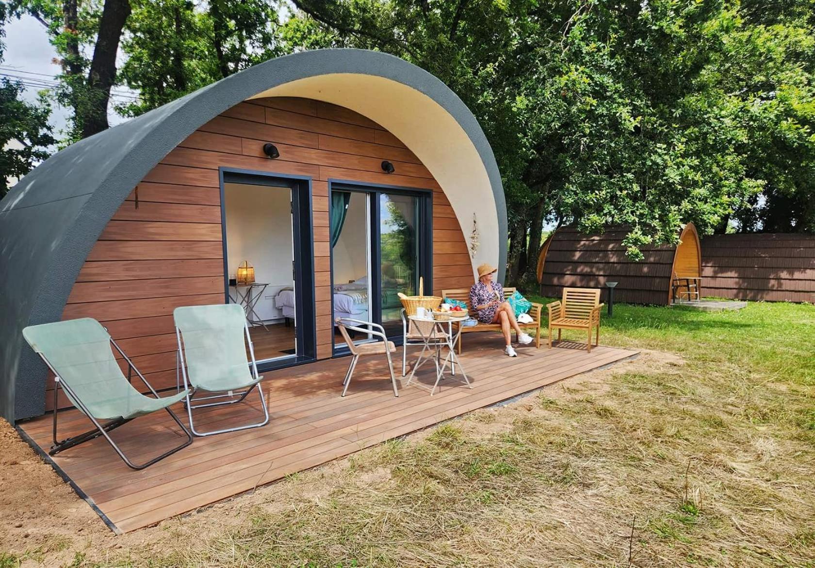 Gites & Tiny Houses Les Hauts De Toulvern Baden Room photo